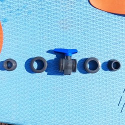 Кран (вентиль) разборный Ø32 mm PN16 на трубу 32 mm UPVC (PVC-U) шаровый