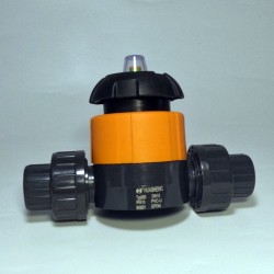 Диафрагменный клапан мембранный  UPVC D20 DN15