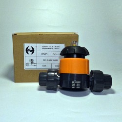 Диафрагменный клапан мембранный  UPVC D20 DN15