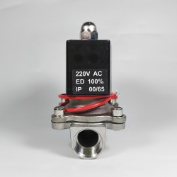 Клапан водонепроницаемый электромагнитный DN15 из нержавеющей стали