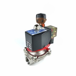 Клапан водонепроницаемый электромагнитный DN15 из нержавеющей стали