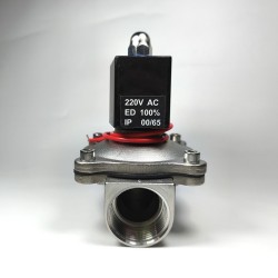 Клапан водонепроницаемый электромагнитный DN25 из нержавеющей стали