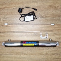 УФ-стерилизатор проточный 6W 60 см (UV-обеззараживатель) для ёмкостей с питьевой водой